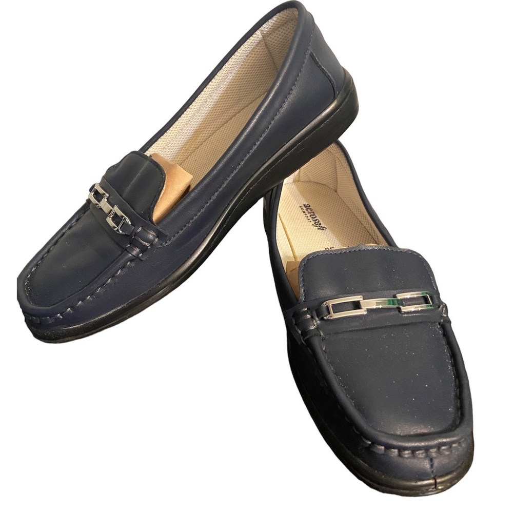 Navy Women's Loafers Aerosoft
